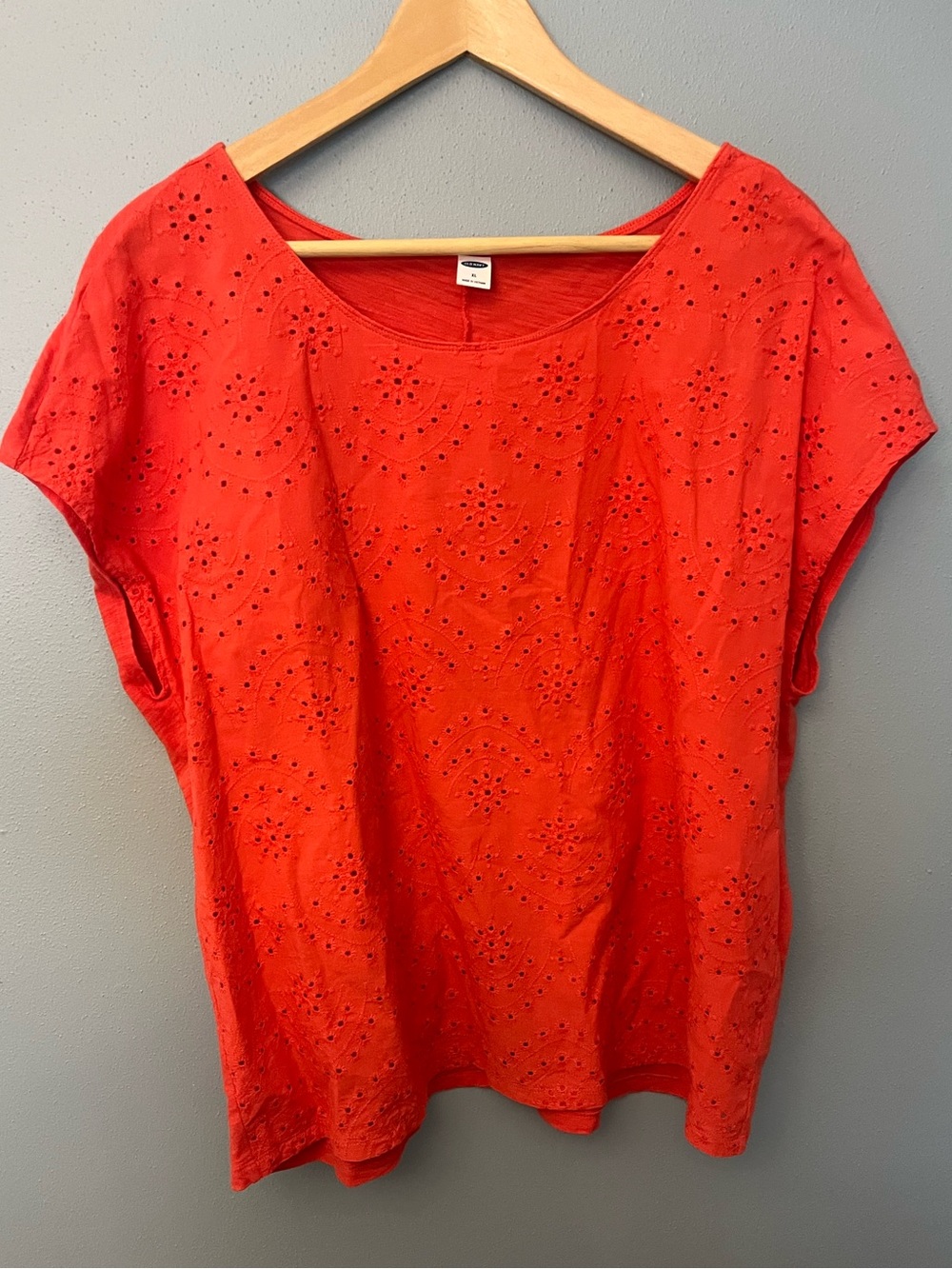Old Navy Eyelet Front T-Shirt